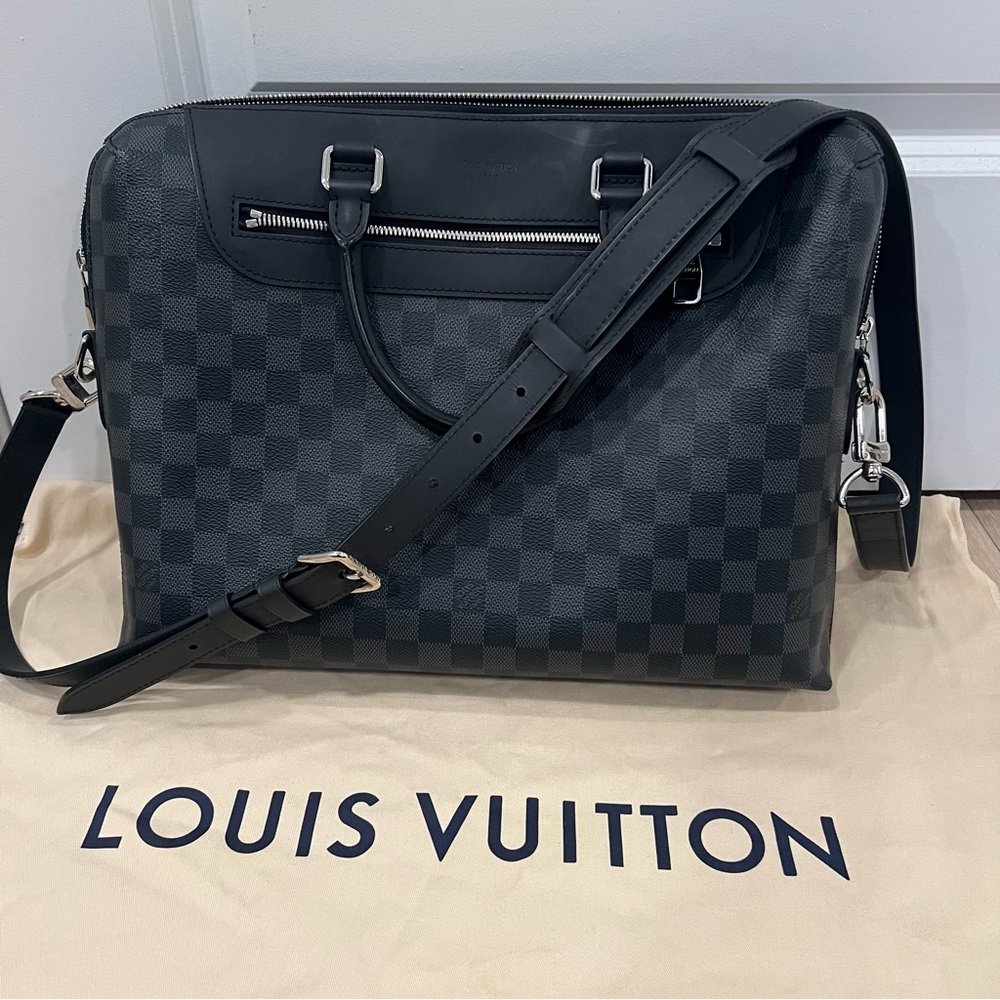 LOUIS VUITTON Damier Cobalt Porte-Documents Jour - Picture 7 of 14